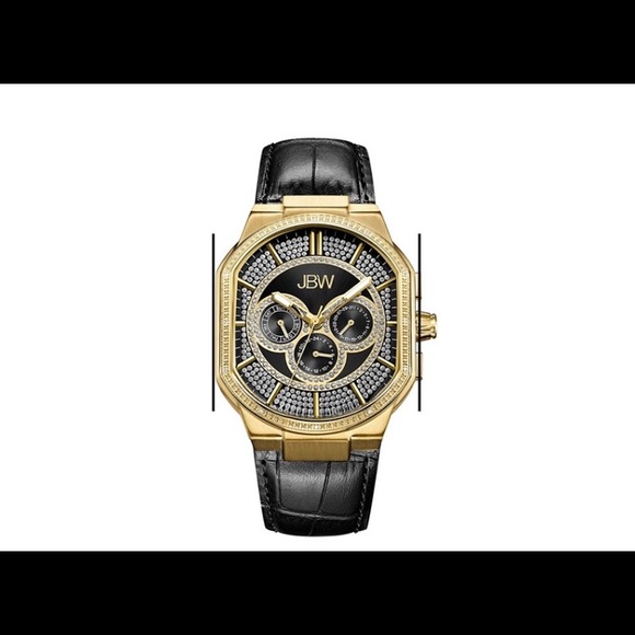JBW Accessories 251 Mens Orion Diamond 18k Gold Plated Watch Poshmark